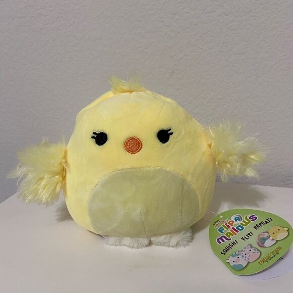 5” Squishmallow Flip-a-Mallow Candy the Bunny Rabbit Aimee the Chick NWT - Picture 7 of 8